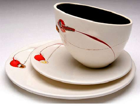 imiso-ceramics Andile-Dyalvane ceramic cup and plates