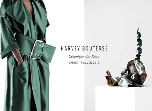 les_fleurs_08-harvey-bouterse abstract sculpture and green overcoat