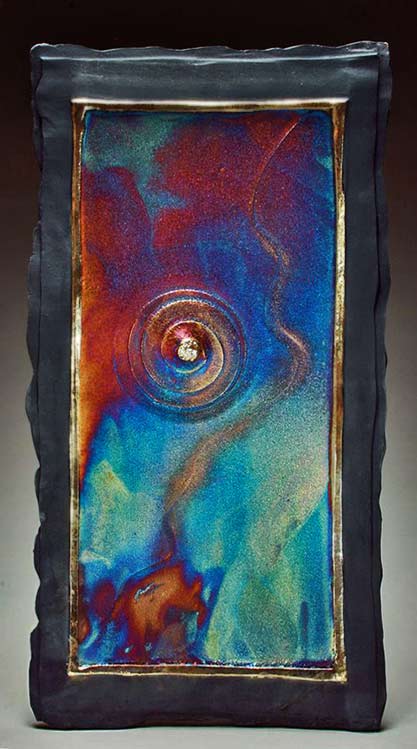 nebulae-from-hubble-steven-forbes raku ceramic panel