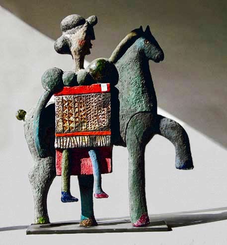 roger-capron-ceramic-sculpture-woman-and-horse