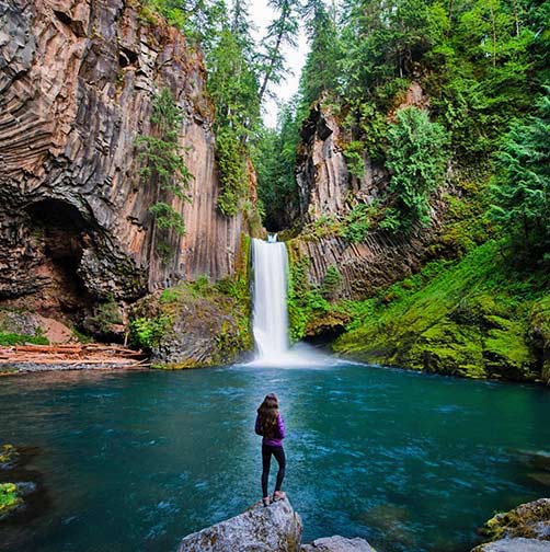 toketee-falls-oregon Umpqua National Forest, South Oregon, US