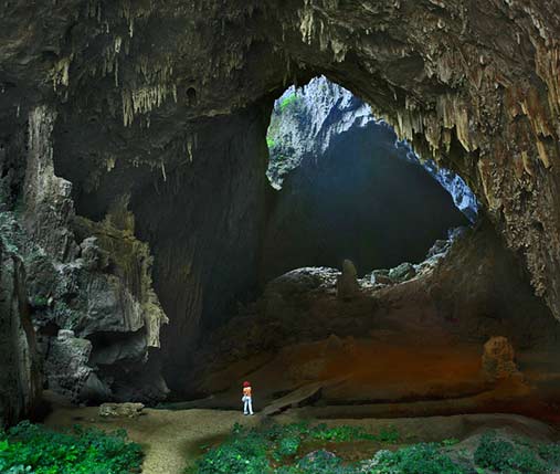 Cavern landscape-in-guangxi China