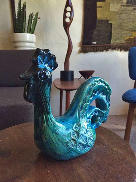 Aldo-Londo-Rimini-Blue-Bitossi-Chicken-Rooster