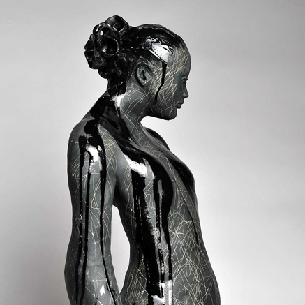 Ann Goodfellow ceramic female figure sculpture