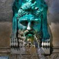 Turquoise Arles Fountainhead,-France