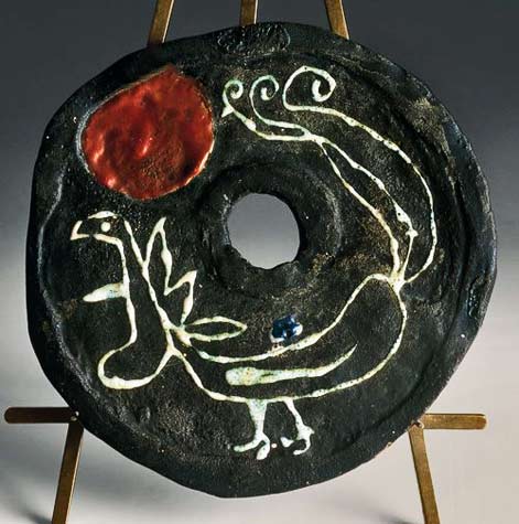 Joan Miro coq disk