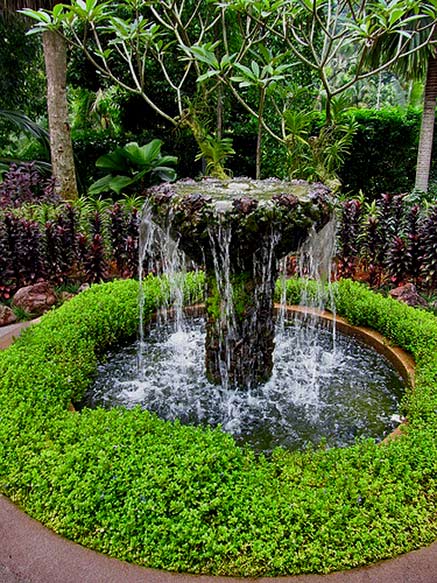 National-Orchid-Garden fountain