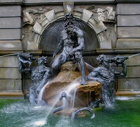 Neptune fountain-Congress-Library-Washington