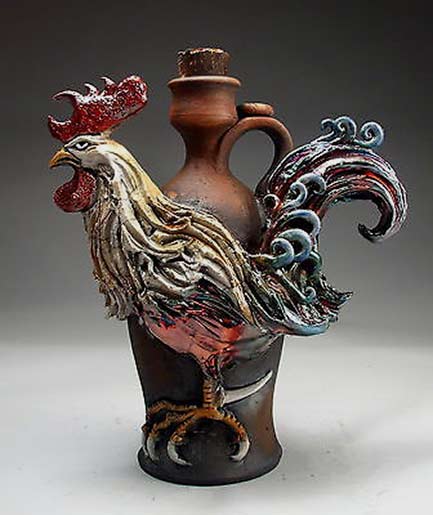 Rooster ceramic jug-Mitchell-Grafton