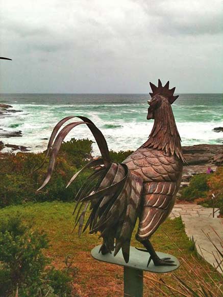 Sculpture-by-the-Sea,-Bondi,-Australia-2012 Rooster sculpture