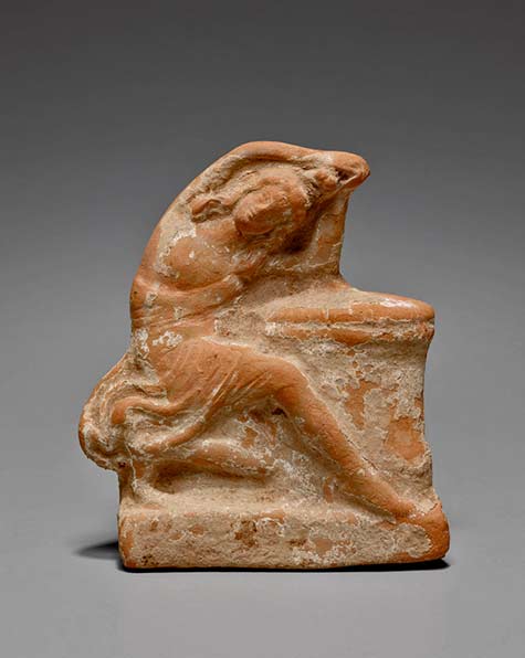 AncientBoeotian Terracotta statue .. dancer