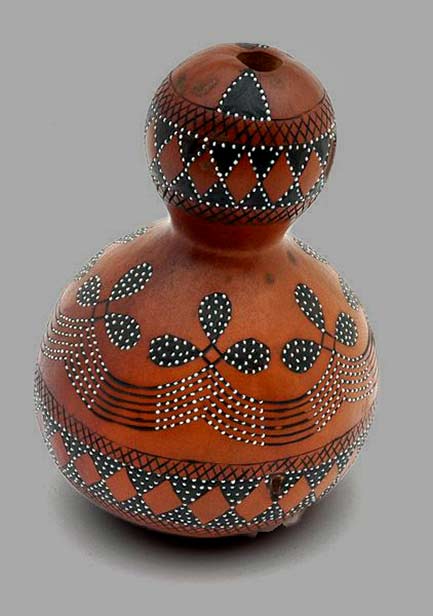 Africa--Gourd-(calabash)-container-from-the-Ronga-people-of-Mozambique