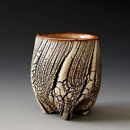 Akira-Satake footed sake cup