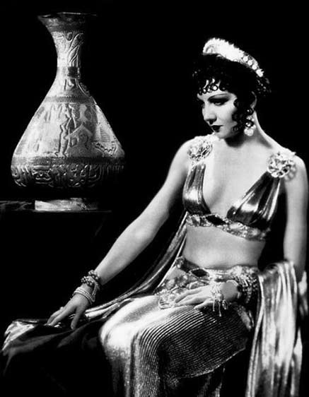 Claudette Colbert wearing satin in 'The Sign of the Cross'