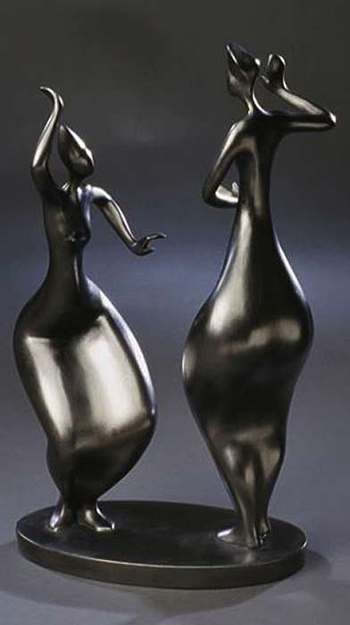 Marie-Madeleine-Gautier-French-sculptor LES DANSEUSES BALINAISES