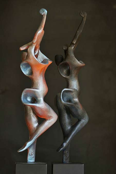 Rogier-Ruys two female abstract damcers