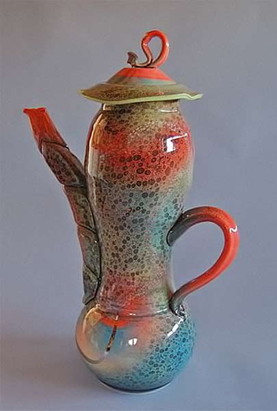 Adrian-Sandstrom quaint ceramic teapot