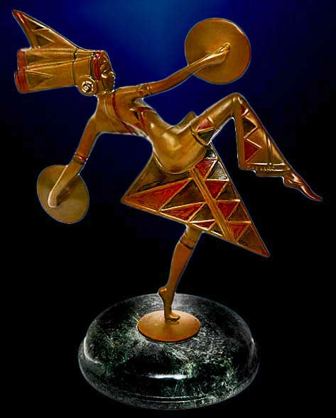 'Dancer'-by-Gerda-Gerdago sculpture figurine bronze