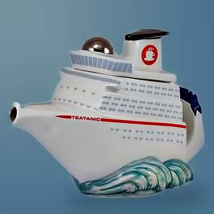 sea liner teapot
