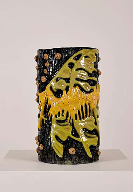 Christina Gollan The-leafy-sea-dragon-relief vase