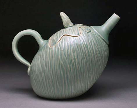 rebeccalowery-on-Etsy green teapot