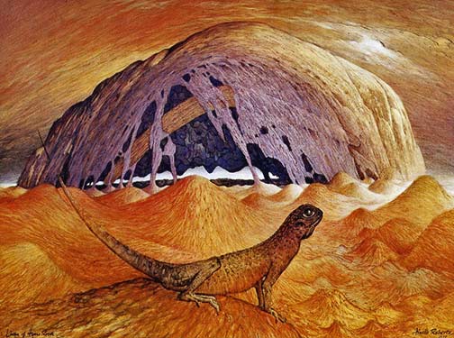 Linga-of-Ayers-Rock-Ainslie-Roberts Painting of Uluru