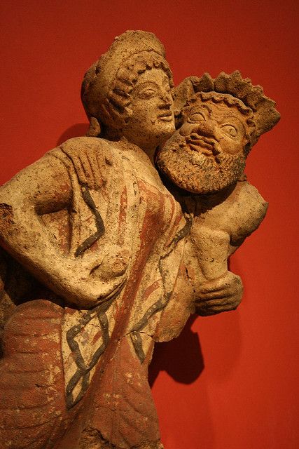 Dancing Maenad and a Satyr Etruscan,