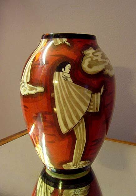 vase-art-deco-Bernardaud & Cie -limoges-