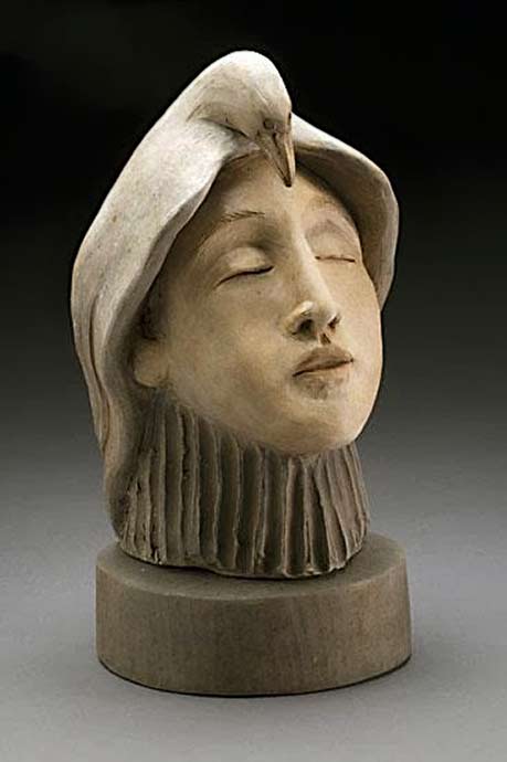 Becky-Gray-_guarded-female head sculpture