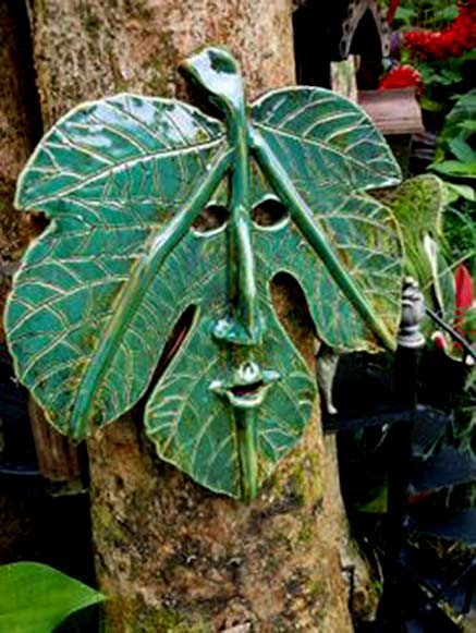 Fig Leafman ceramic Mask