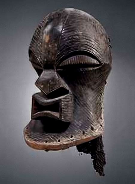Kifwebe Songye mask carved wood