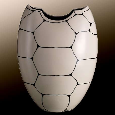 Rometti_2017_vaso_tartaruga_bianco( White Turtle Vase)