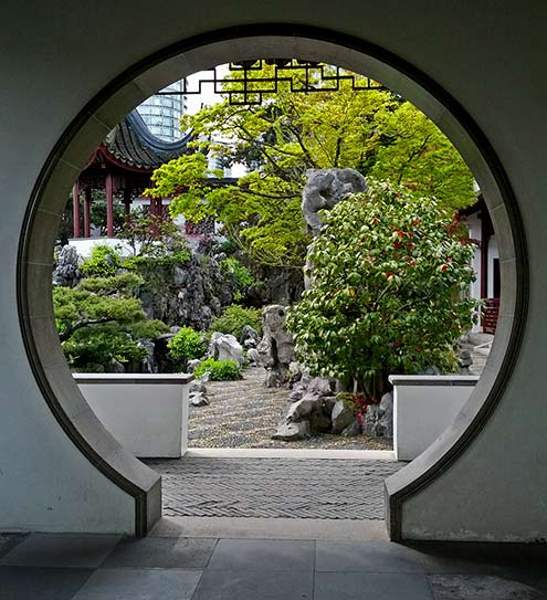 TRaditional Chinese courtyard, Vancouver