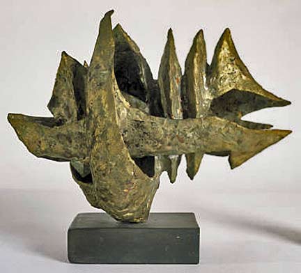 Seymour-Lipton-Sea-King-1955 Bronze sculpture