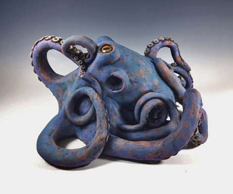 Amy Short---Tea Beast ceramic octopus teapot