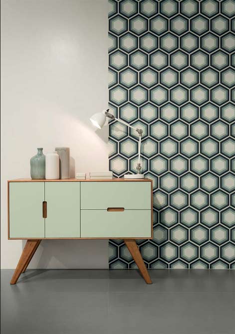 Casamood Neutra 6.0 Shades Decor wall tiles bold geometric pattern