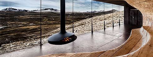 GyroFocus by Focus – Japanese style free-standing fireplace