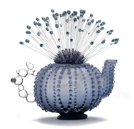 Jennifer Umphress_Uniteapot with blue spikes