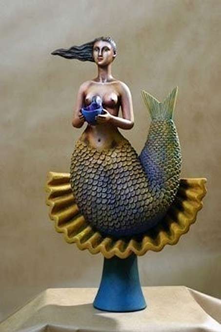 Sergio Bustamante mermaid sculpture