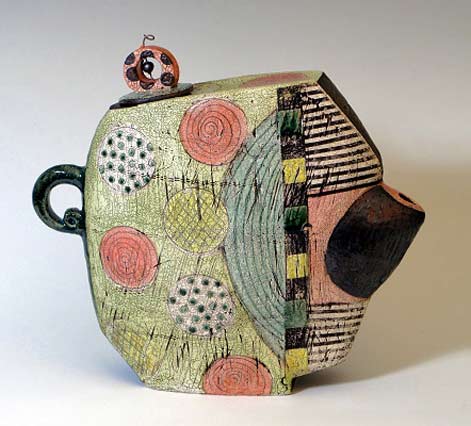 Sheryl-Zacharia_GreenTea ceramic teapot