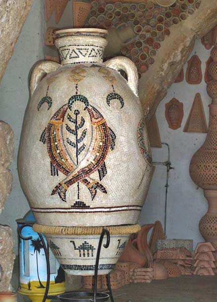 Amphora island of Djerba in Tunisia
