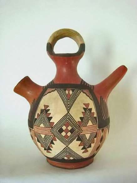 Berber water vessel, with geometric motif - Kabylie, Algeria