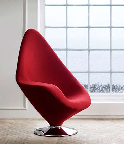 Chase Modern Lounge Chairs by Engelbrechts---Crimson Plateau chair