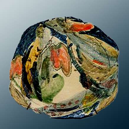 Héloïse-Bariol-ceramic art -plate