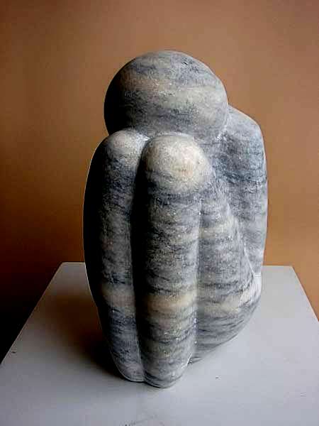 Micheck-Makasa Foetus stone sculpture