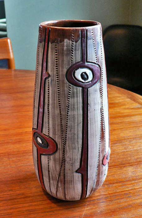 Marcello-Fantoni ceramic vase