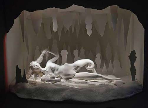 The-multi-material-sculpture-The-Cave-Painter-by-Toronto-artist Shary-Boyle