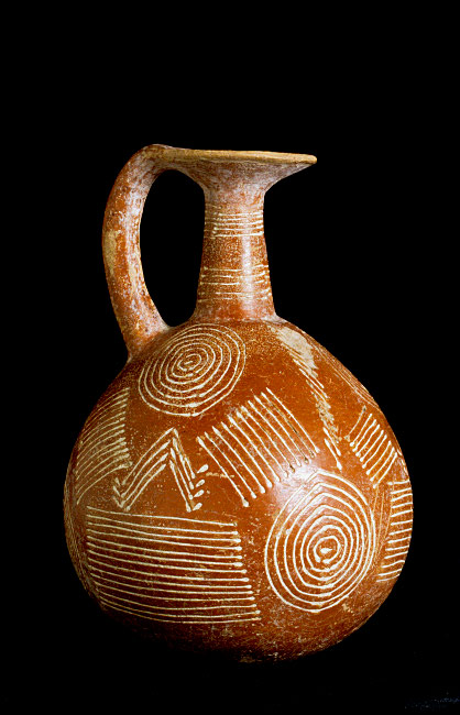 Cypriot, Jug, Early Bronze Age (2700-1900 BCE), Red Polished Ware,