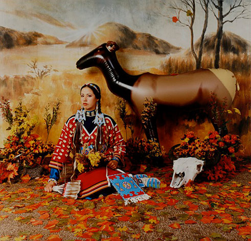 Fall, from The Four Seasons series-2014 Wendy Red Star, American (Apsaalooke (Crow))
