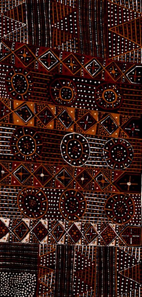 Ian Cook Mungatopi, Australian - Tiwi Design - 1998 Traditional indigenous Australian art -- Hood Museum of Art, Dartmouth College